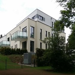 Ansicht Neubaus Mehrfamilienhaus